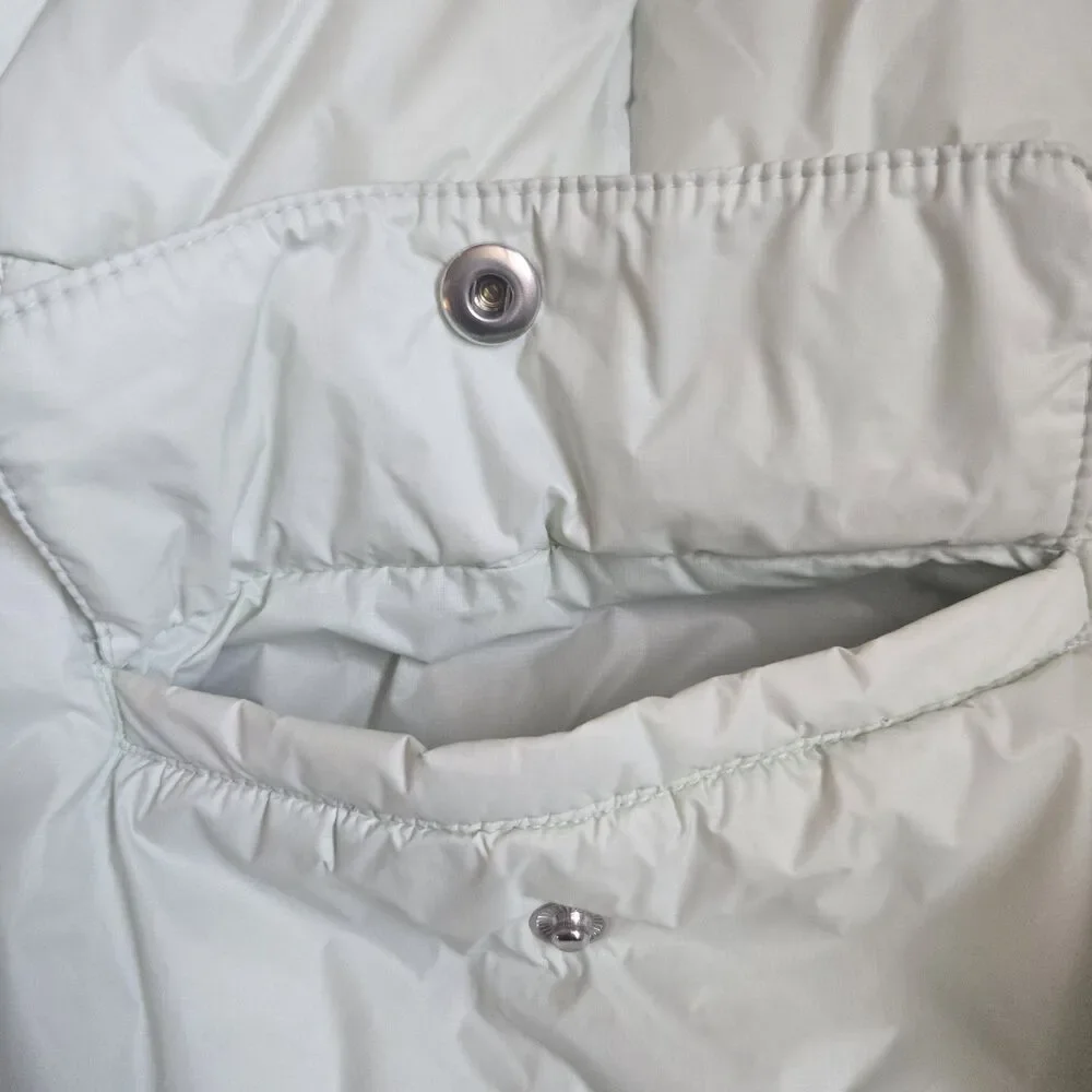 J.Crew Signature Puffer Jacket Women Small S Mint Green Primaloft Insulated Coat